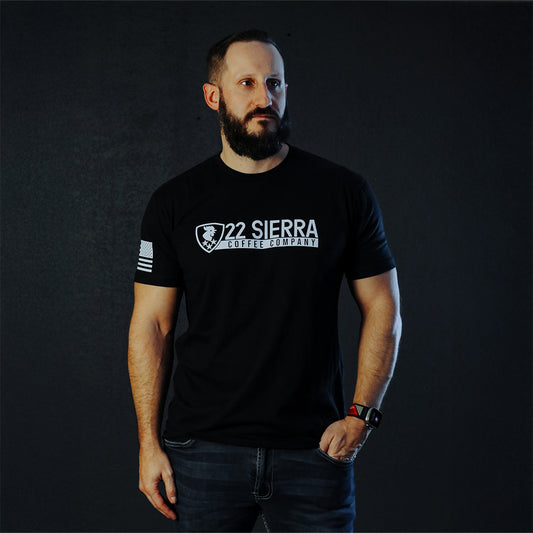 22 Sierra Logo T-Shirt - Black