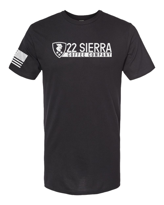 22 Sierra Logo T-Shirt - Black
