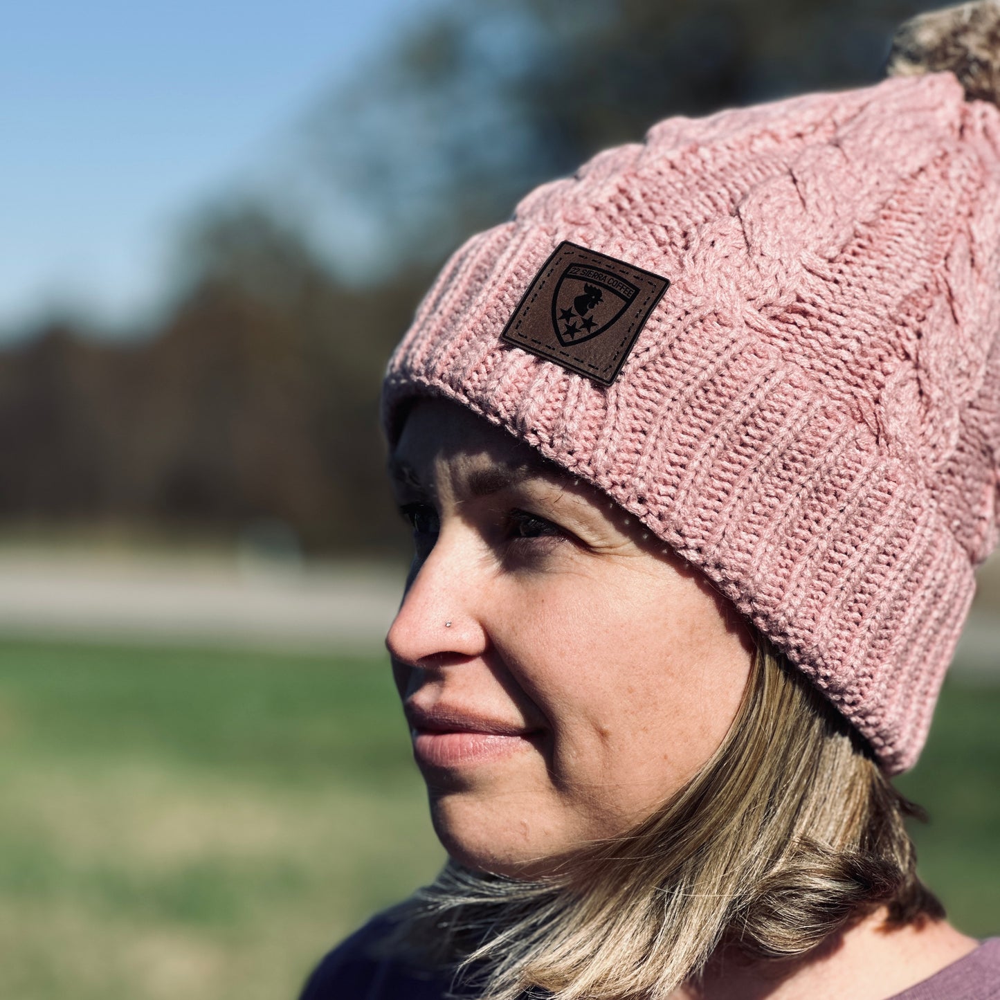 Fleece Lined Pom-Pom Beanie