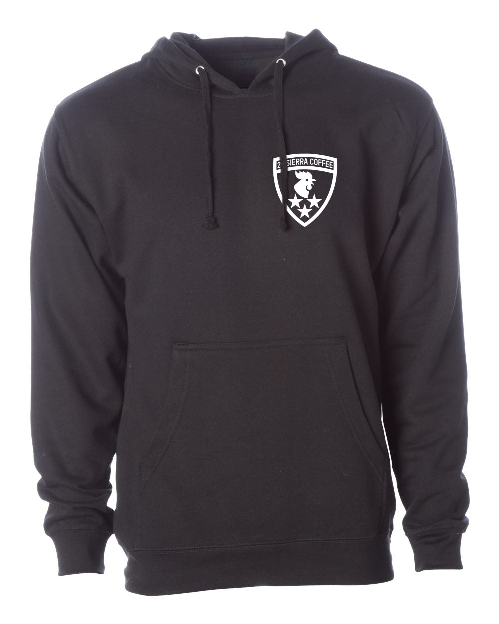Shield Logo Pullover Hoodie - Black