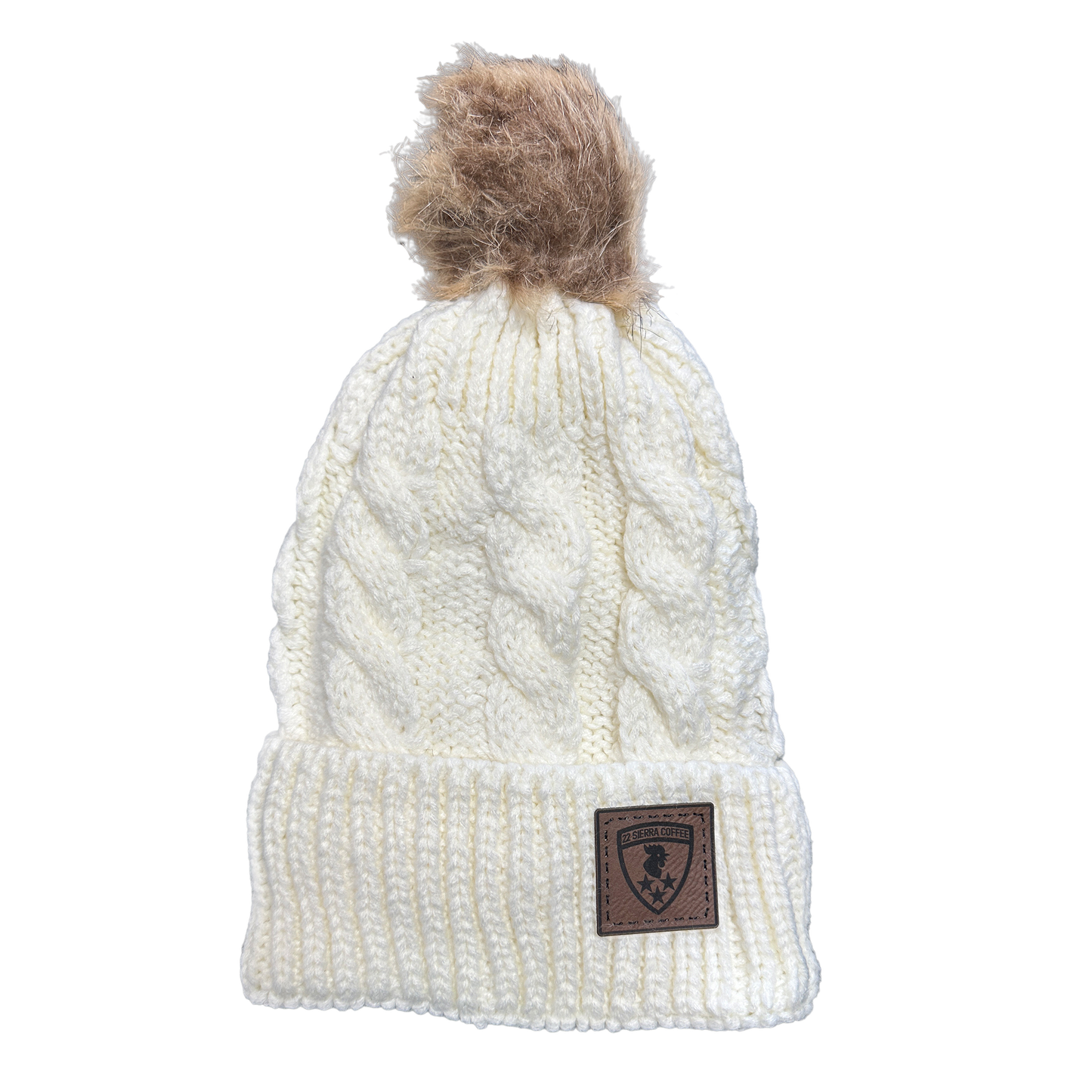 Fleece Lined Pom-Pom Beanie