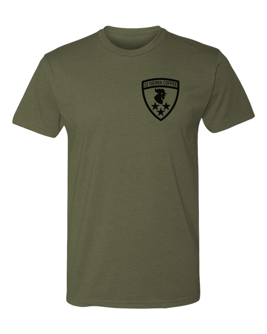 Coffee Fuels Freedom T-Shirt - OD Green