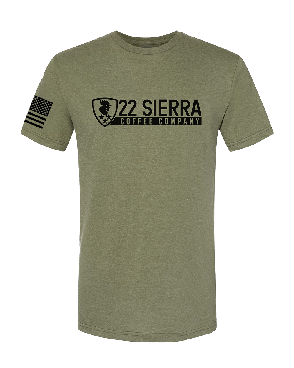 22 Sierra Logo T-Shirt - Olive Green