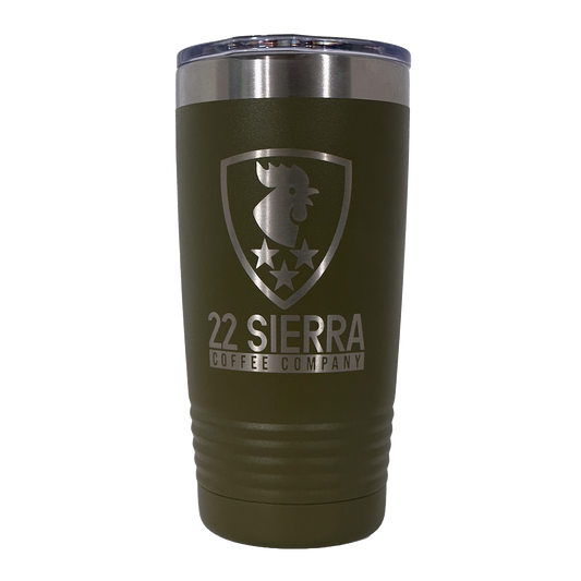Shield Logo Tumbler - OD Green