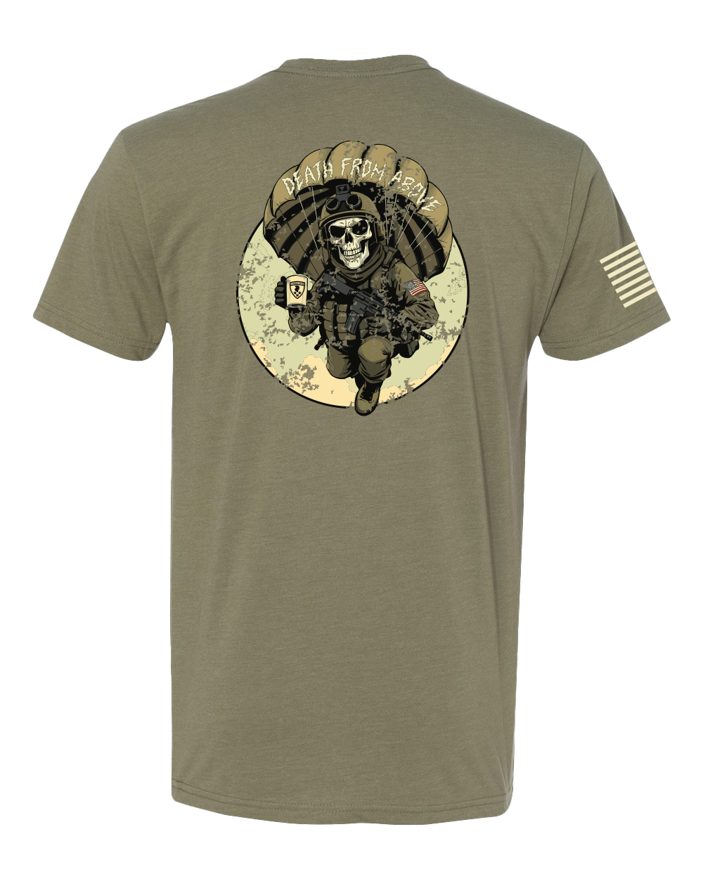 Death From Above T-Shirt - OD Green