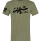 Fueled and Free T-Shirt - Olive Green