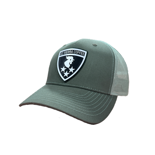 Shield Logo Patch Hat - Sage Green