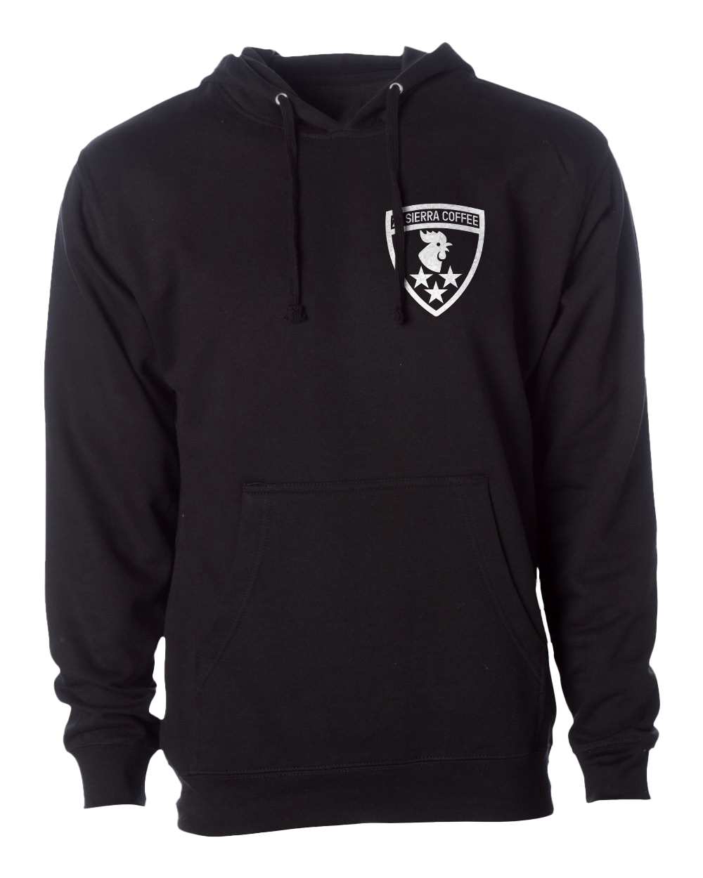 Shield Logo Pullover Hoodie - Black