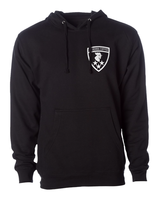 Shield Logo Pullover Hoodie - Black