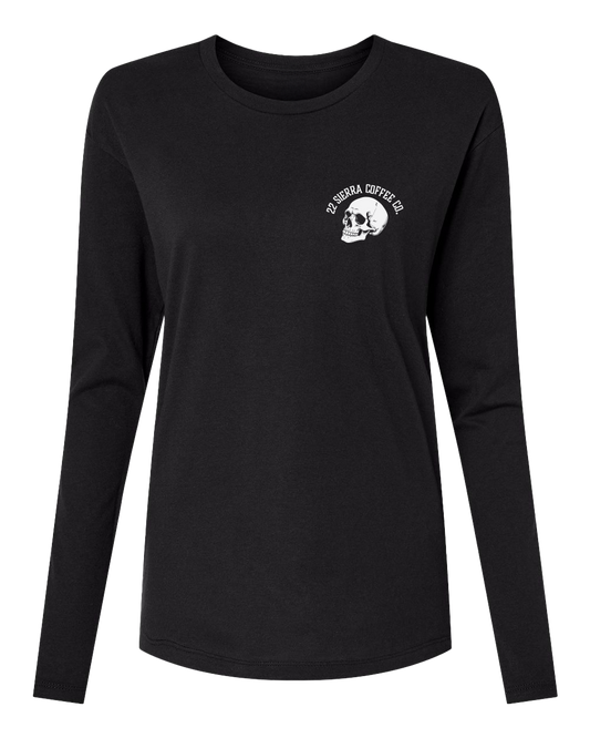 Women's Through Death LS T-Shirt - Black